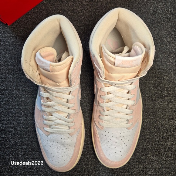 Nike Air Jordan 1 Retro High OG Washed Pink White Sail FD2596-600 wmns 11.5 M 10 - Picture 6 of 11
